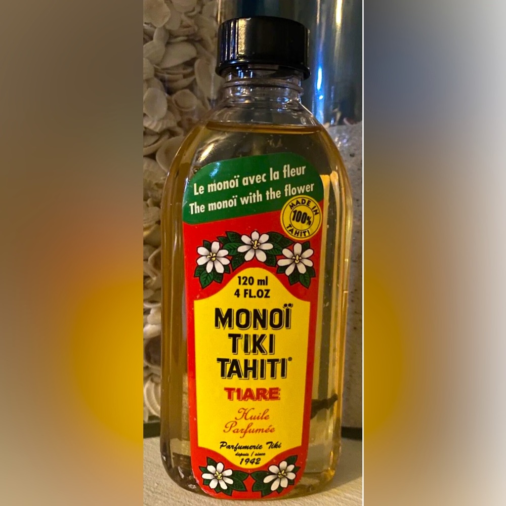 Monoi Tiare Tahiti Body Hair Oil Tahitian Natural Coconut Oil Massage 4oz NEW